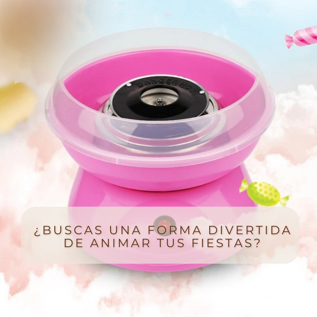 CandyCotton™ Mini máquina de algodón de azúcar.