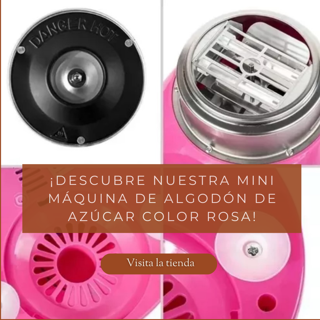 CandyCotton™ Mini máquina de algodón de azúcar.