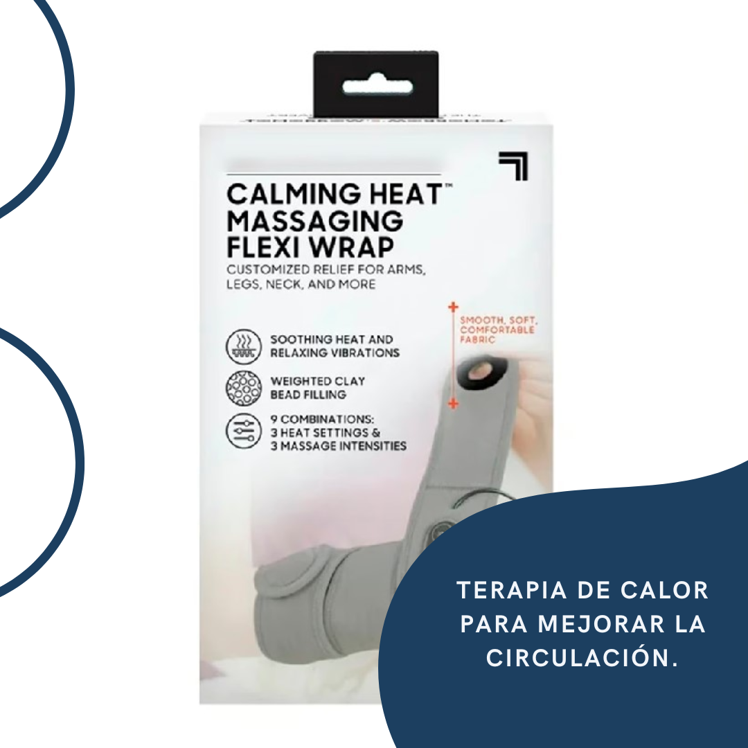 CalmWrap™ Vendaje térmico masajeador.