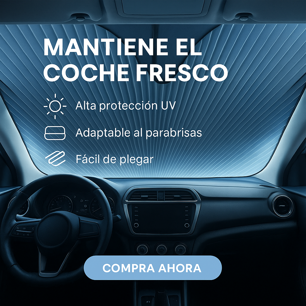 UVShield Pro™ Parasol retráctil.