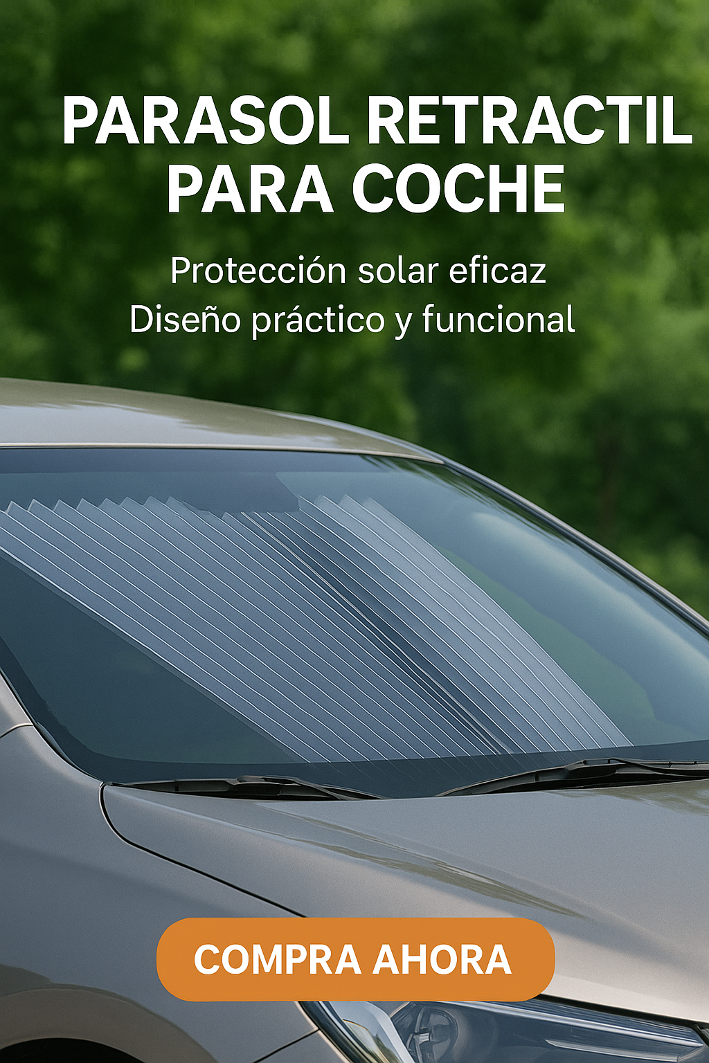 UVShield Pro™ Parasol retráctil.