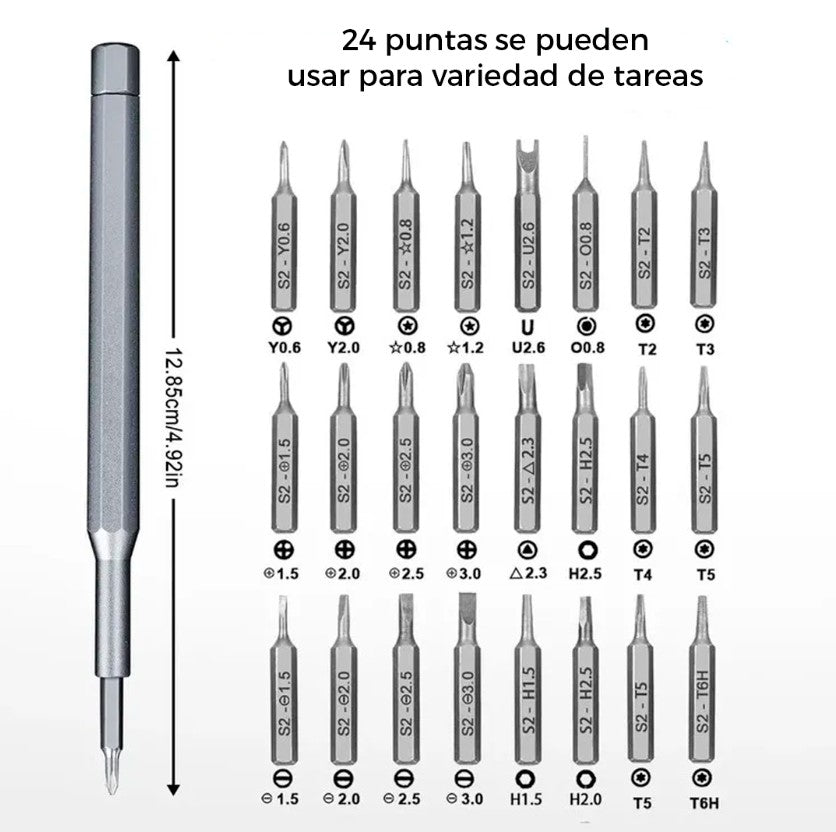 MasterFix Pro™ Juego destornilladores 24 pcs.