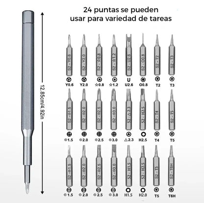 MasterFix Pro™ Juego destornilladores 24 pcs.