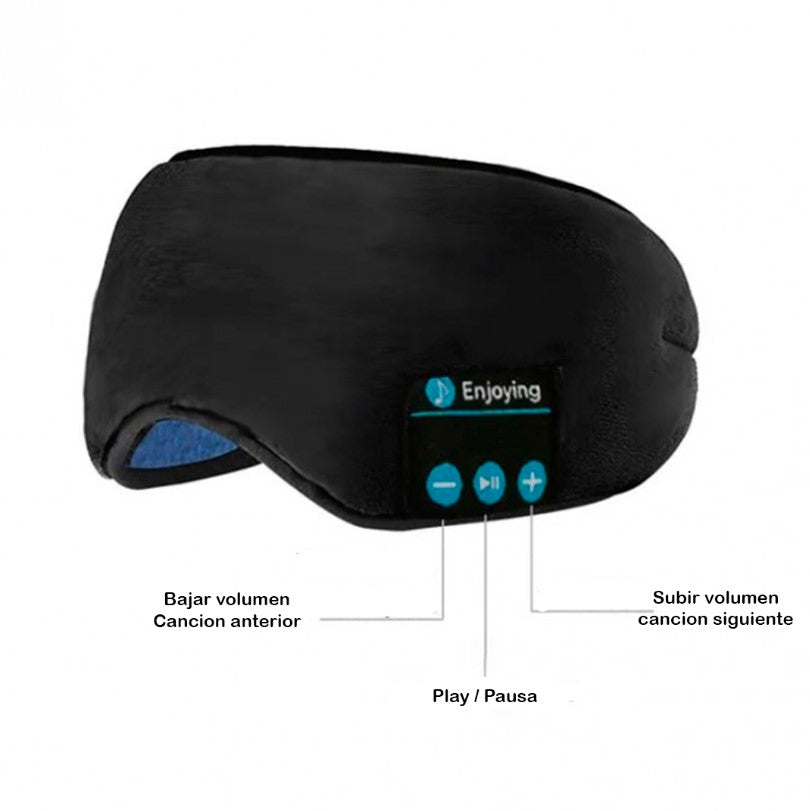 SnoozeSync™  Máscara Para Los Ojos con Auriculares
