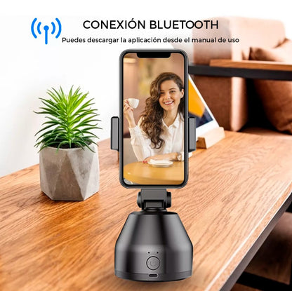SmartOrbit™ Soporte celular con rotación 360°.